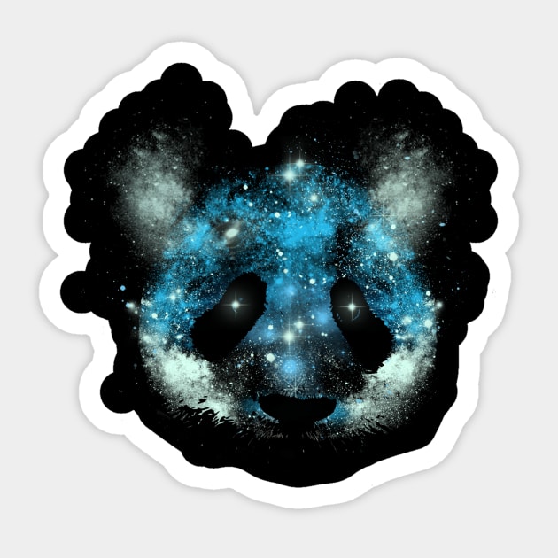 Space Panda Sticker by bandy